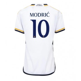 Damen Fußballbekleidung Real Madrid Luka Modric #10 Heimtrikot 2023-24 Kurzarm